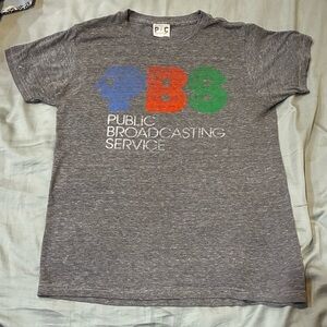 Gray PBS Shirt - Men’s Small